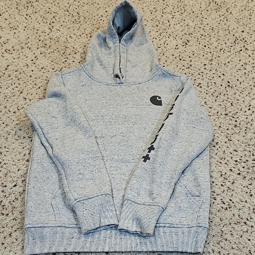 Women's Carhartt Heather Gray Relaxed Fit Hoodie